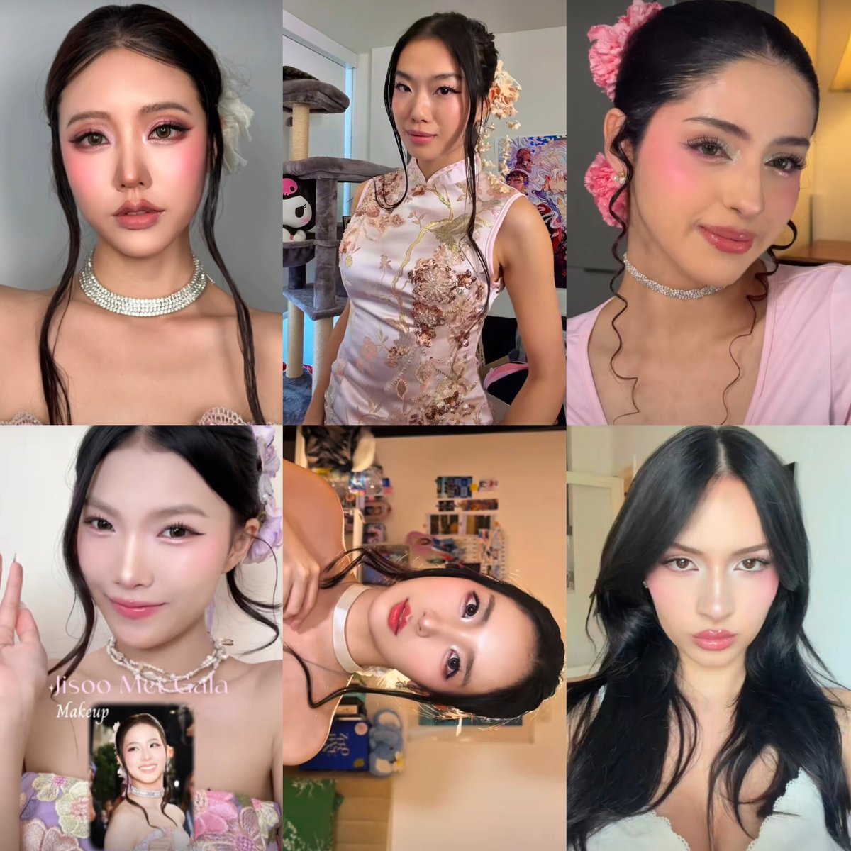 A maquiagem usada por JISOO em sua estreia no Met Gala está viralizando nas redes sociais, com inúmeras pessoas recriando o visual.

VICIADA EM CRIAR TENDÊNCIAS! 💅
