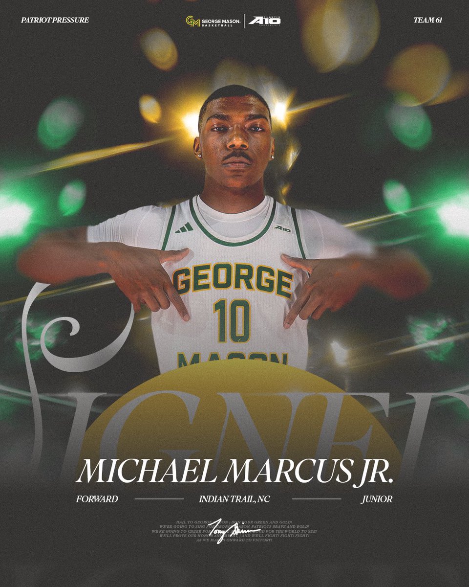 MasonMBB's tweet photo. 𝑴𝒂𝒓𝒌 𝒊𝒕 𝒅𝒐𝒘𝒏

@MikeJr_Marcus is a Patriot ✍️

#PatriotPressure https://t.co/NDtSlxXWBp