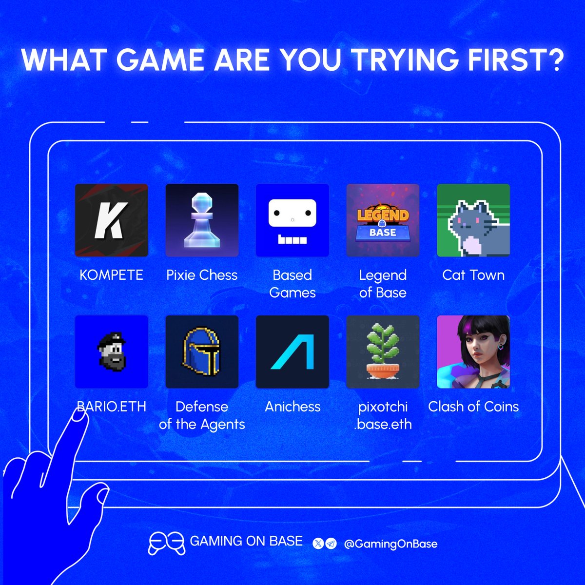 Gaming on Base tweet media