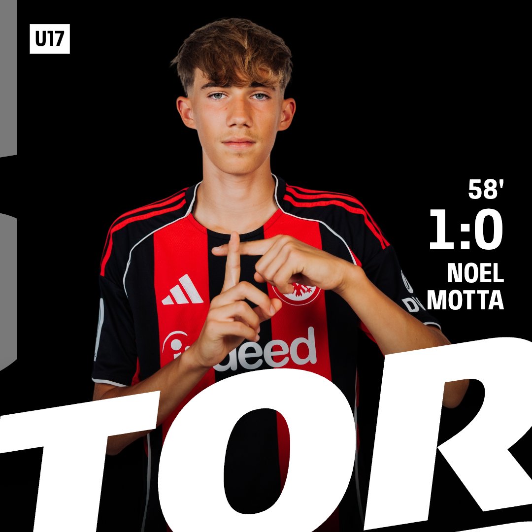 eintracht_lz's tweet photo. Die Adlerträger gehen in Führung. 

Haßfeld hat nach einem starken Solo das Auge für den mitgelaufenen Noel Motta, der im Fallen einnetzen kann 👏
___
⏰ 58. | #SGE #SGEU17 | #SGEFSV 1:0 https://t.co/VKqLsGhewb