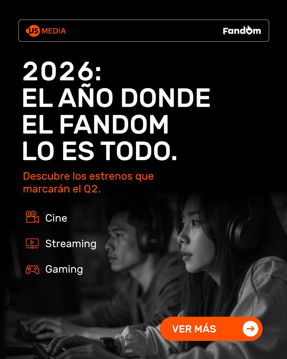 USMediaConsult's tweet photo. Lanzamientos generan hype. El hype genera atención.

¡Anuncia en @getFANDOM con US Media y gana relevancia, audiencia calificada y timing!
--
[PT]
Q2: Lançamentos geram hype. Hype gera atenção.

Anuncie no Fandom com a US Media e ganhe relevância, audiência qualificada e timing! https://t.co/MgqORoLXjO