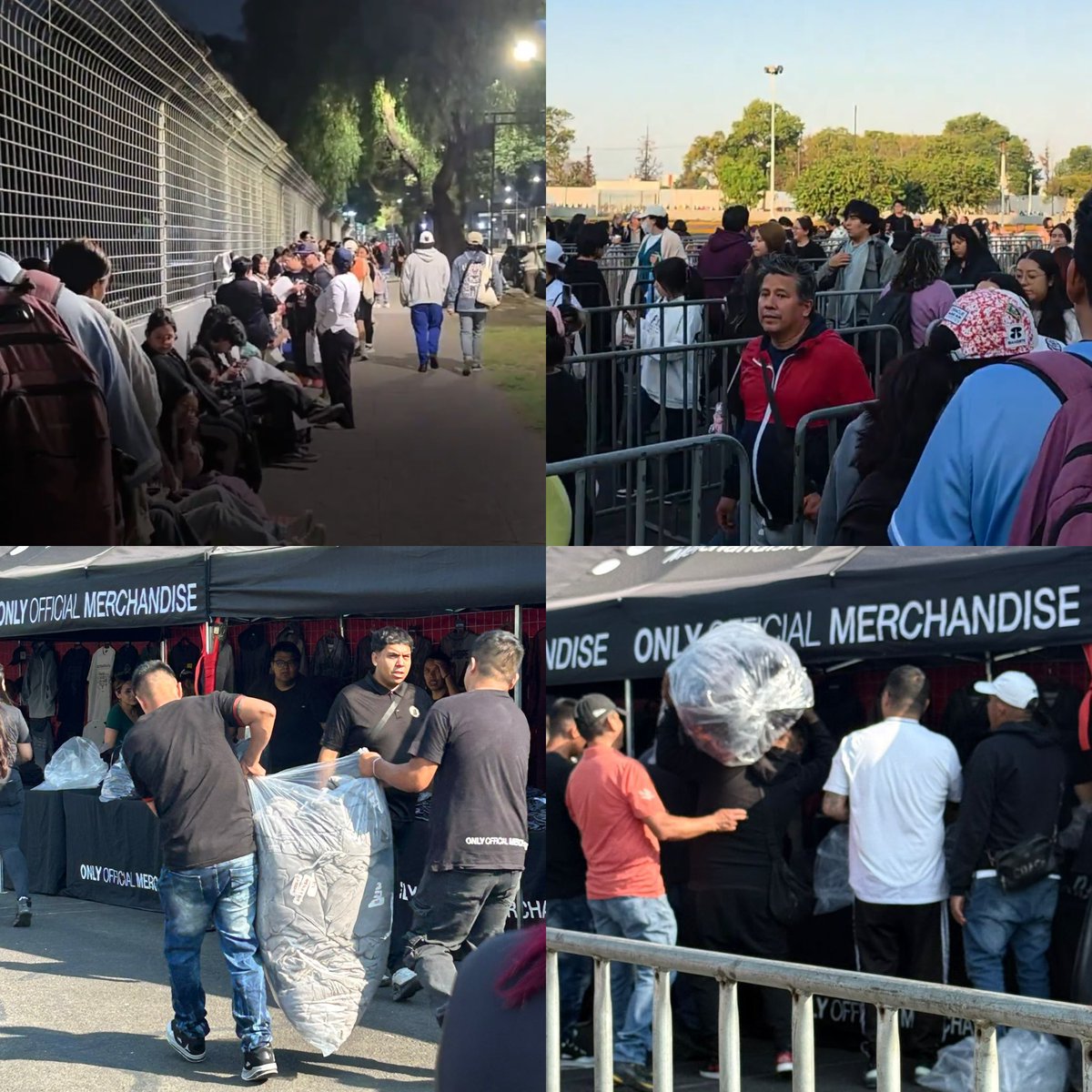 🚨ARMY are calling on <a href="/HYBEOFFICIALtwt/">HYBE OFFICIAL</a> to intervene after the merch booth incident in Mexico. Fans lined up and waited from 4 AM, but after hours, resellers were prioritized by stadium staff to load all the merch onto trucks to resell—even threatening ARMY who spoke up.💢😠