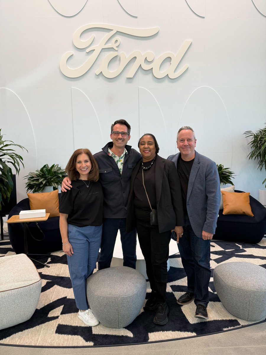 LetsVeloz's tweet photo. Veloz was invited by our member, Ford Motor Company, to be a part of a behind-the-scenes look at where EV innovation is heading in the U.S.

Josh D. Boone ⚡️🚙 , Executive Director of VELOZ, joined an exclusive group of organizations at Ford Motor Company’s Electric Vehicle Development Center in Long Beach to see how the next generation of EVs is being engineered.

Guided by Ford's Global Director, of Vehicle Compliance and Veloz Board Member Cynthia Williams; VP, Chief Sustainability, Environment & Safety Officer Bob Holycross; and Global Lead, Sustainability, Purpose and Trust Communications Randi Berris, the visit underscored a clear shift at Ford to streamline vehicle architecture to reduce cost, increase scalability, accelerate time to market and provide a more affordable option for consumers in the EV market.

Thank you to the Ford team for the opportunity to connect and share insights on what’s ahead.

This level of innovation and collaboration is another important step toward delivering more advanced, accessible, and high-performing EVs.

Read more>>>>
https://t.co/LdIS4iJO45