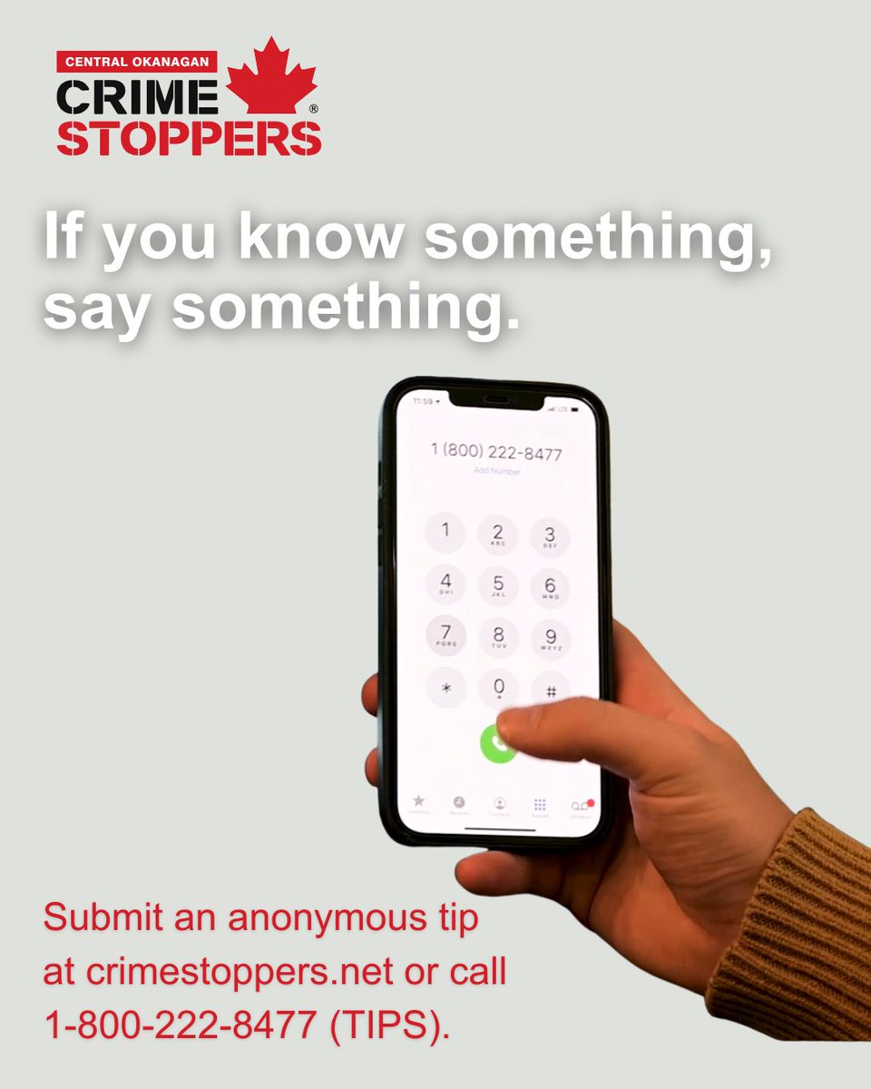 See suspicious or criminal activity? Report it anonymously at crimestoppers.net or call 1‑800‑222‑8477.
