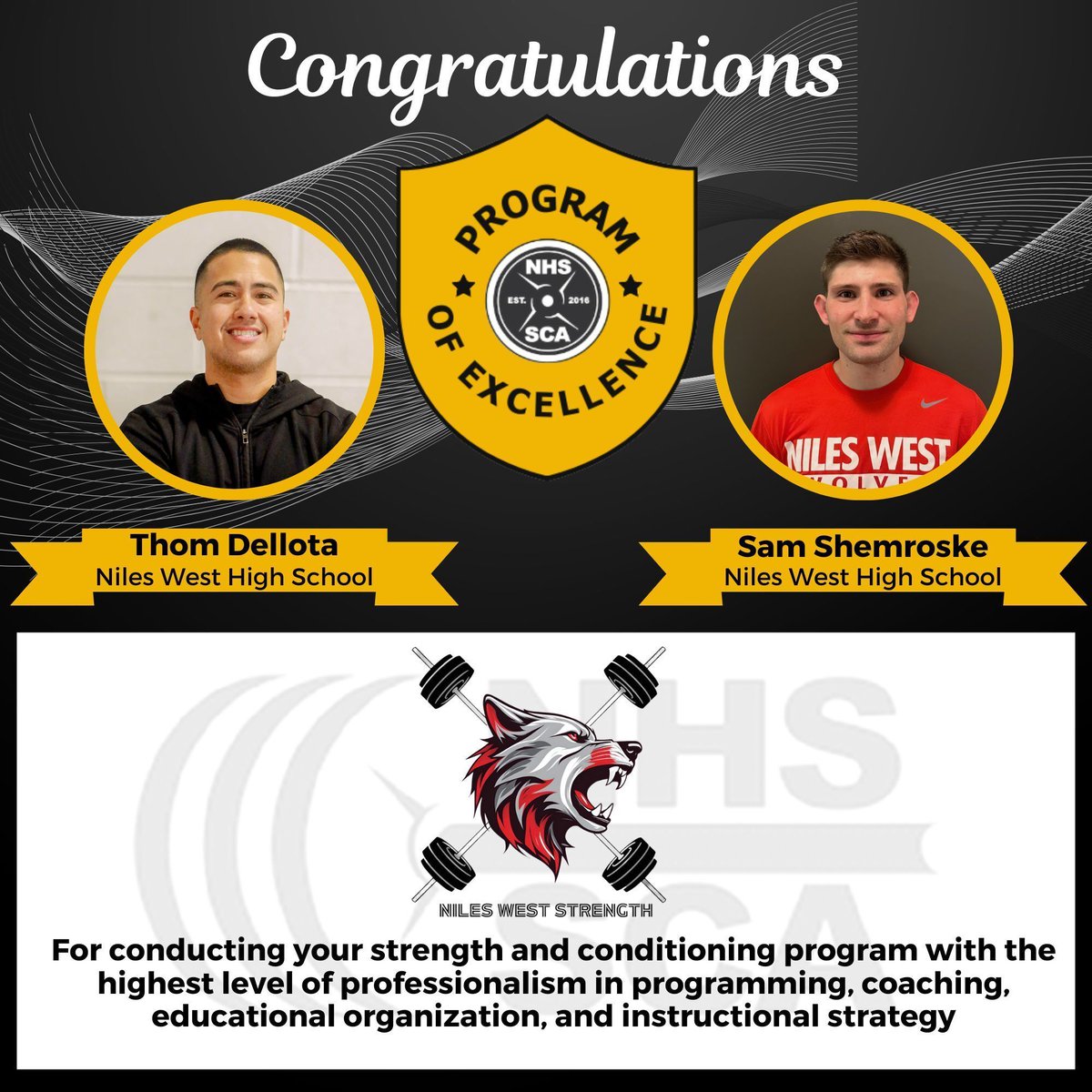Official NHSSCA tweet media