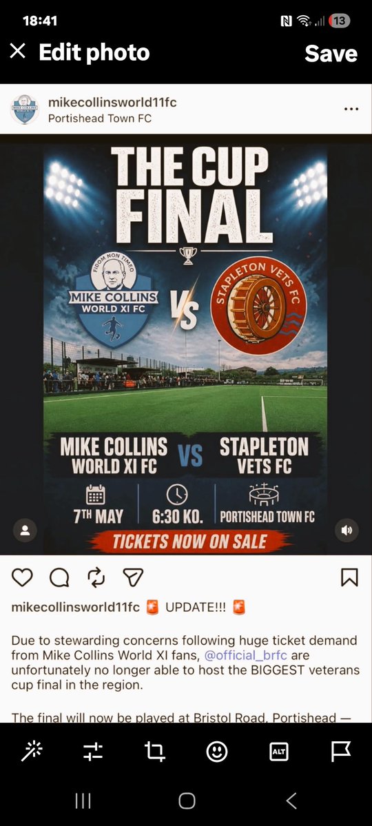 Stapleton AFC Vets tweet media