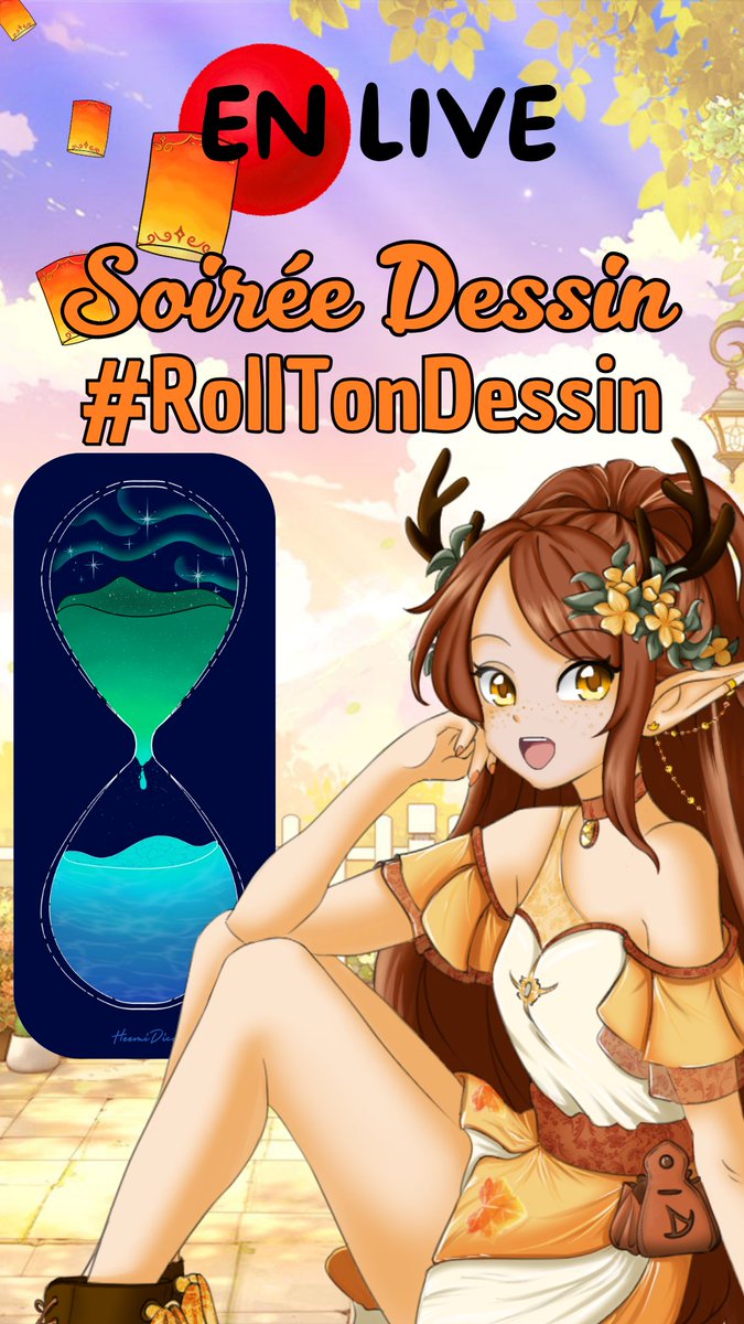 HeemiDice's tweet photo. 🔴En Live 

Venez découvrir le thème en stream et poster vos dessins avec le hashtag #RollTonDessin avant mercredi prochain !⏳

➡️ https://t.co/Dw86Eb4Sm4 ⬅️

#Vtuber #Vtuberfr #PNGTuber #dessin #art https://t.co/JJZUY6qGq3
