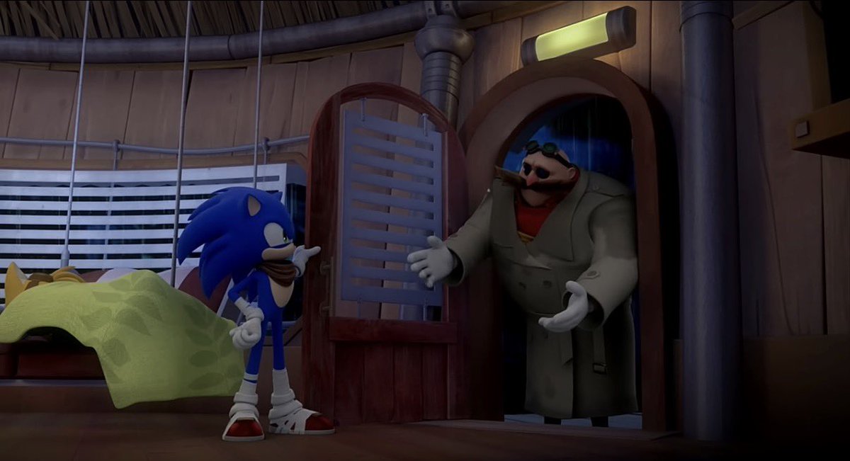 someone5278's tweet photo. @sonic_hedgehog Maybe the evil genius just needs to crash on your couch for a few days https://t.co/IL13w1BYVy