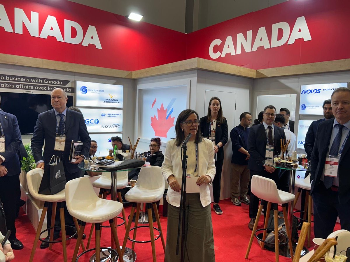 CanEmbTurkiye's tweet photo. Canada is pleased to host an official reception at #SAHA2026, bringing together defence and aerospace industry leaders from Turkiye and around the world. https://t.co/9oxopWIFkY
