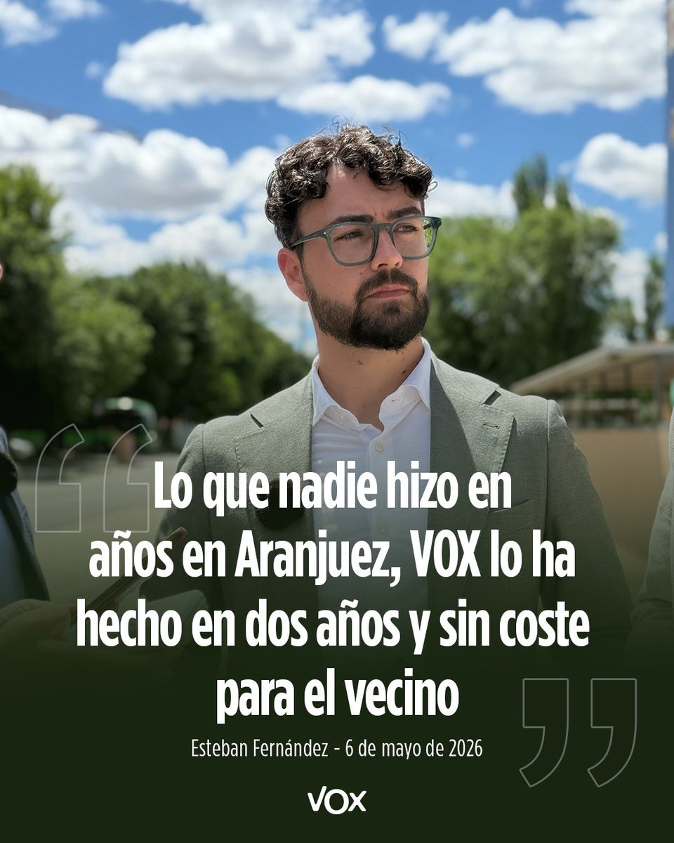 VOX Aranjuez tweet media