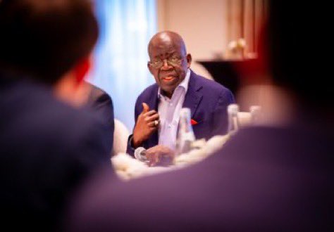 RashwalRashwal's tweet photo. BREAKING: TINUBU MET WITH A DELEGATION FROM  DIFFERENT MULTINATIONALS.

The Companies represented at the meeting included those from...

Citibank, France's Amundi, led by Valerie Baudson, BlueCrest, the Britain- and South Africa-based Ninety One, Kirkoswald Capital, Principal Finisterre, US groups Prudential Global Investment Management (PGIM) and Mesarete Capital. 

Why are these organizations paying attention to Nigeria?

It is not because of your debates and arguments.

It's because of those numbers which many of you deny.

In "Saner clime" as many of you would say,  economic decisions or investment decisions are made using numbers.

Not emotions.

Not assumptions.

Tinubu is leading us to a $1 trillion economy.

It's becoming clearer.

Ugoji Maximillian