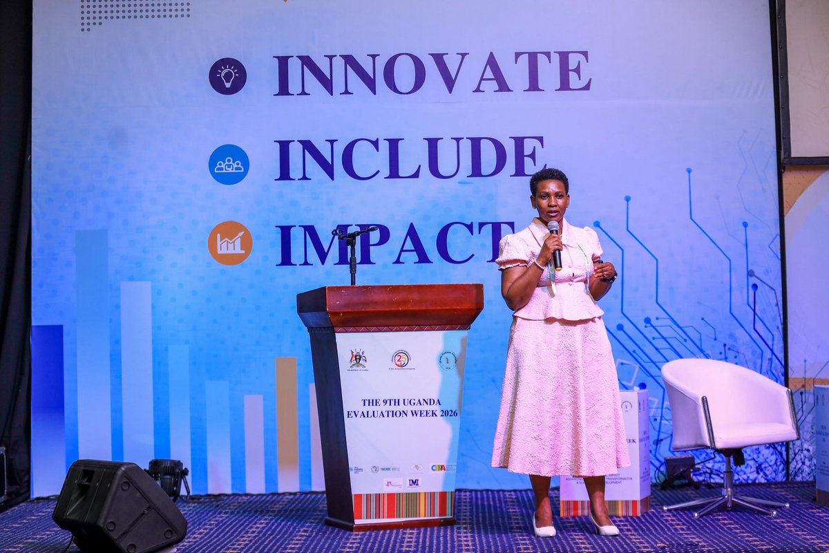 NPA_UG's tweet photo. Today at the 9th Uganda Evaluation Week, our Senior Manager for Research and Development Performance, Dr. @mukisawinnien presented on strengthening evidence systems for the effective implementation of the #NDPIV.
@mofpedU
@OPMUganda
 @ugandaeval
@StatisticsUg
#UEW26 https://t.co/Kuwh4Rn1cC