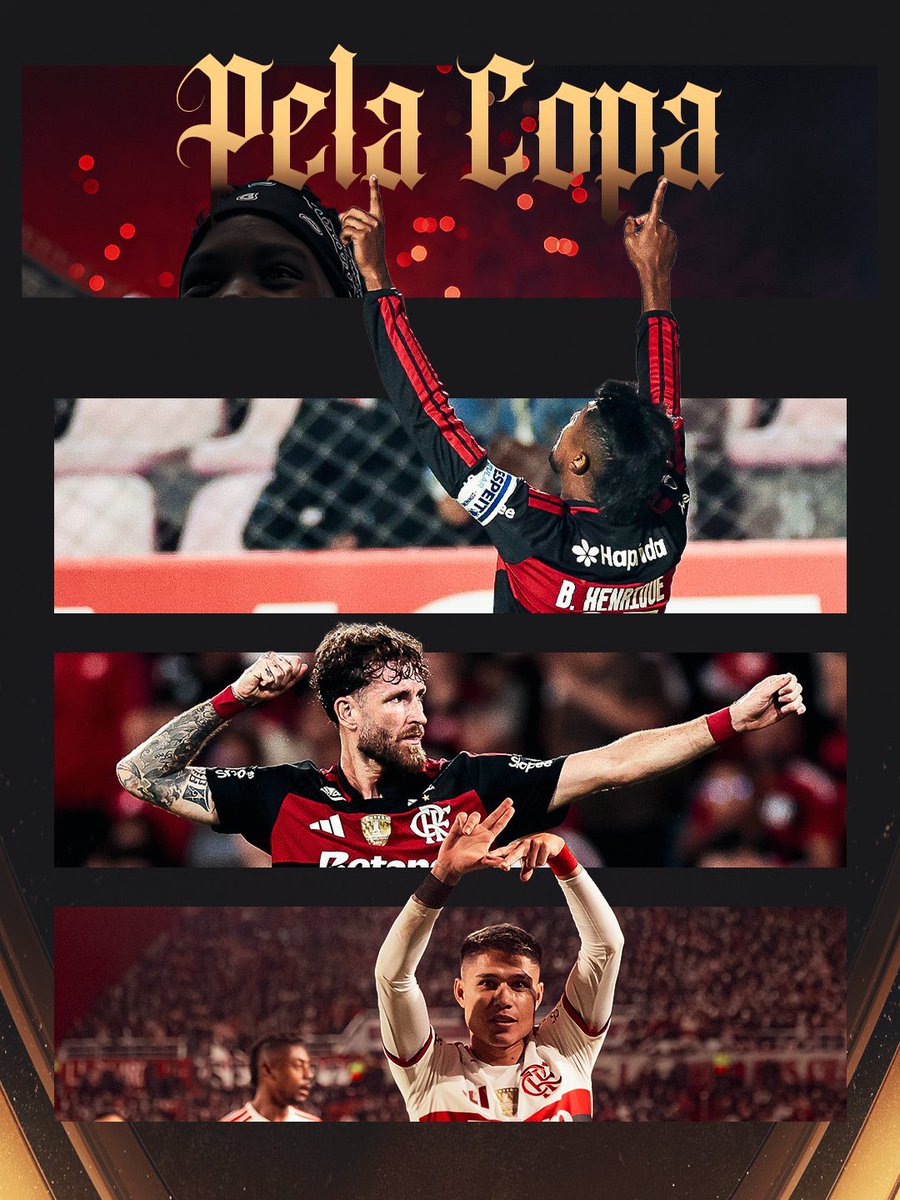 POR NÓS 
PELOS NOSSOS
PELA COPA
PELO PENTA

📸 CRF