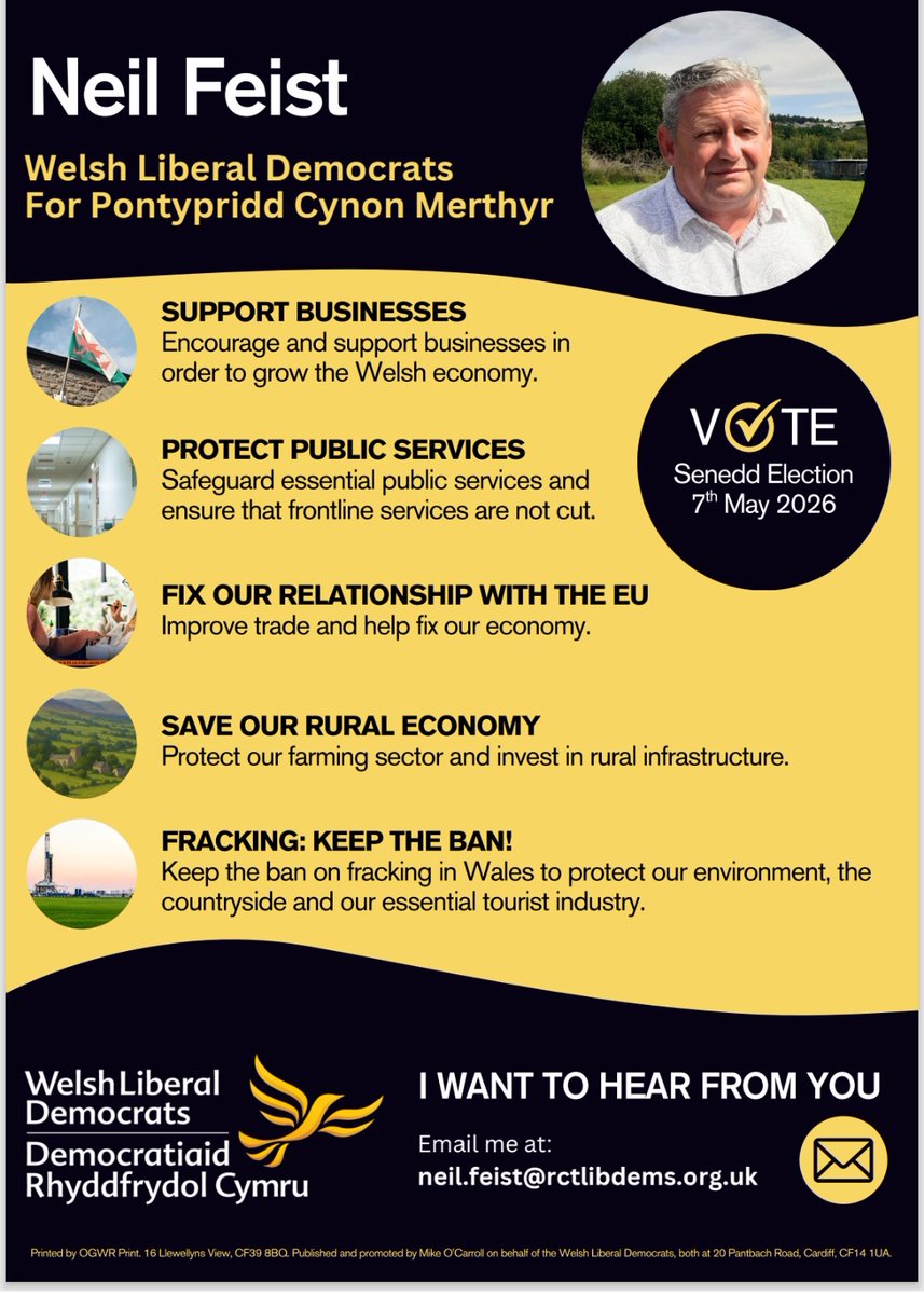 RCTLibDems's tweet photo. Many voters feel politically homeless at the moment - they fear #Reform and don't want to start on the path to separatism from the rest of the UK with #Plaid.
๐ถ๏ธ VOTE LIB DEM ON MAY 7TH
#Pontypridd #Cynon #Merthyr
#Ynysybwl #Beddau #Hirwaun #Liberaldemocrats #Aberdare https://t.co/C5fqqbD9WW