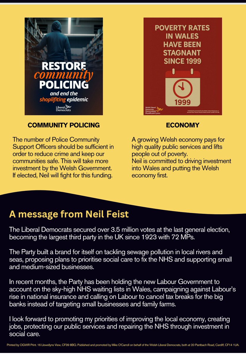 RCTLibDems's tweet photo. Many voters feel politically homeless at the moment - they fear #Reform and don't want to start on the path to separatism from the rest of the UK with #Plaid.
๐ถ๏ธ VOTE LIB DEM ON MAY 7TH
#Pontypridd #Cynon #Merthyr
#Ynysybwl #Beddau #Hirwaun #Liberaldemocrats #Aberdare https://t.co/C5fqqbD9WW