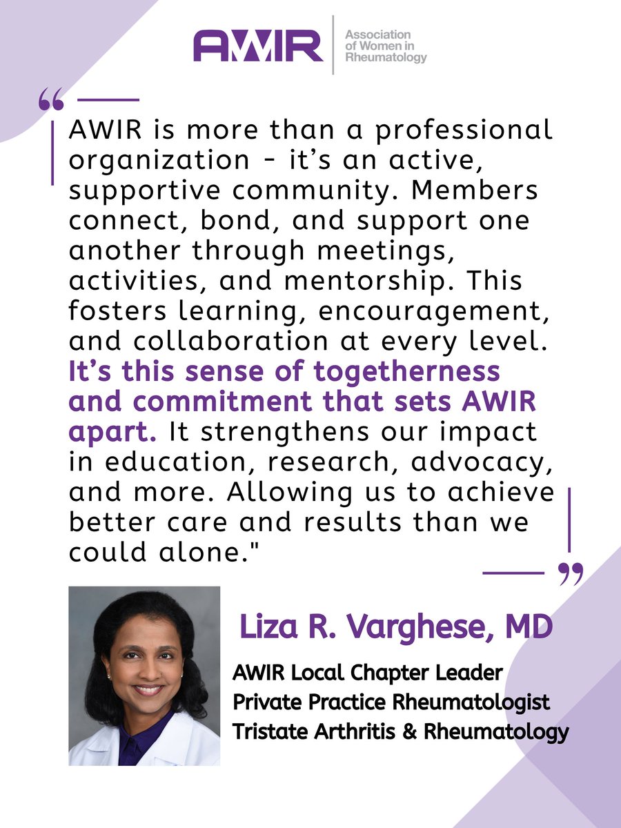 Association of Women in Rheumatology tweet media