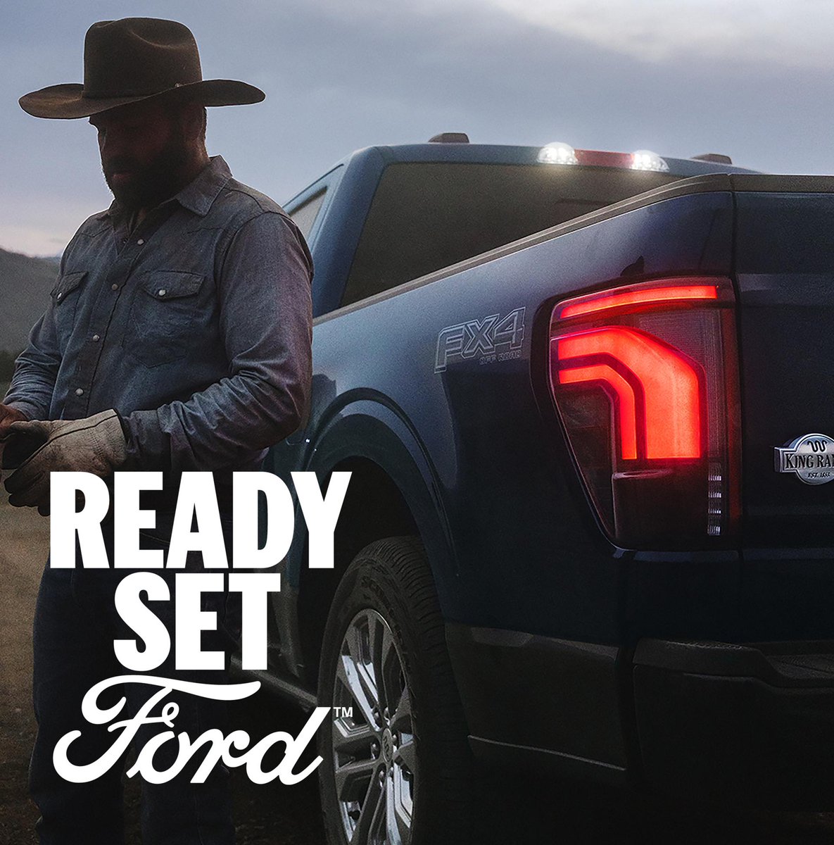 AlPackerFordRPB's tweet photo. Considering their bloodline, it's no surprise that F-150 trucks are icons of muscle and performance. On the job site, hauling the family camper, or off-roading across a scorching desert - #F-150 has you covered. https://t.co/ttmcJSGFQj