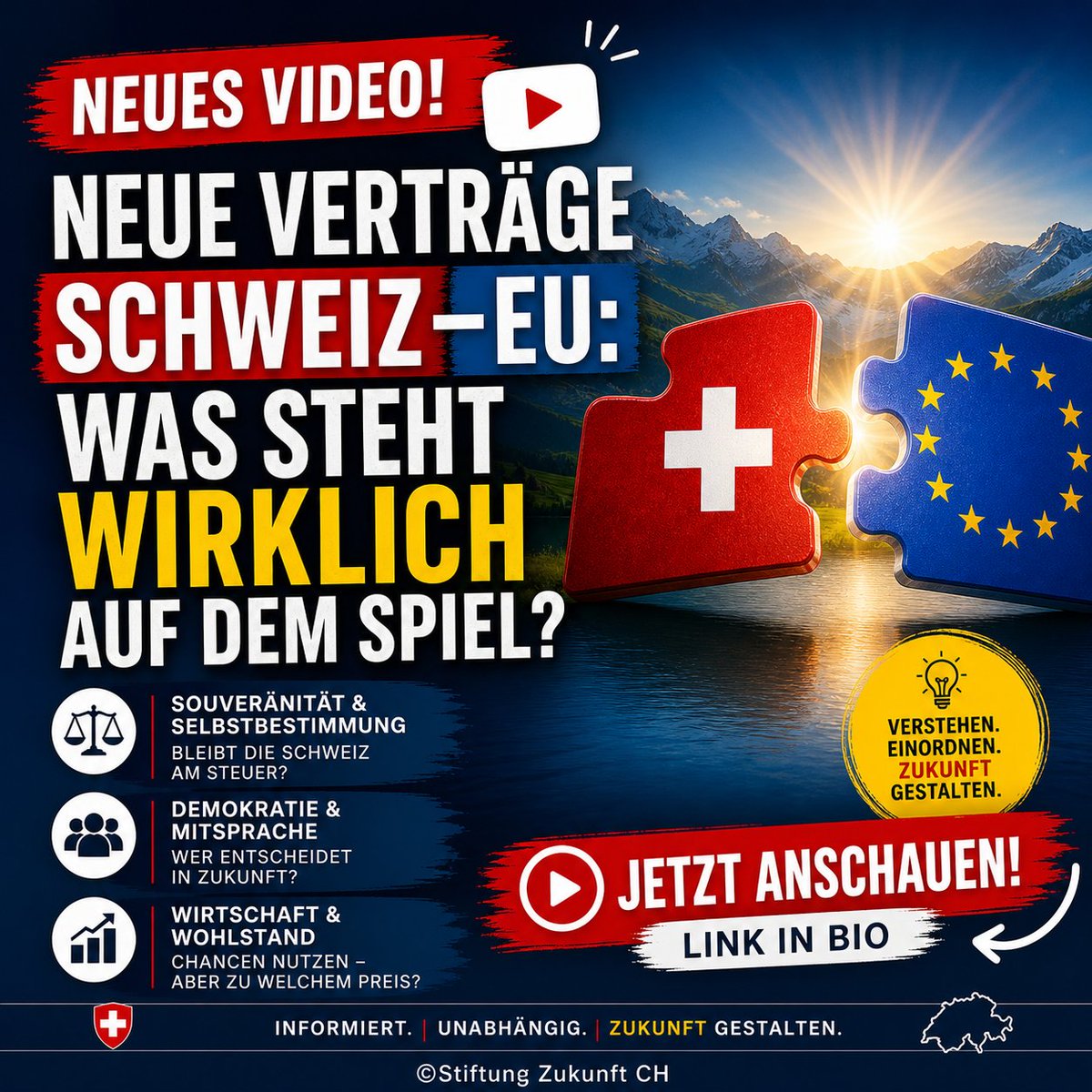 ZukunftCH's tweet photo. 🚨 Neues Video online! 🇨🇭🇪🇺

🎥 Jetzt ansehen und mitdiskutieren!
👉 https://t.co/fpe6ivuGBQ

📍 Folgen Sie uns auf...
https://t.co/XyvpFhbaWw

#Schweiz #EU #SchweizEU #Politik #DirekteDemokratie #Souveränität #Selbstbestimmung #ZukunftCH https://t.co/z0XDL7mqbM