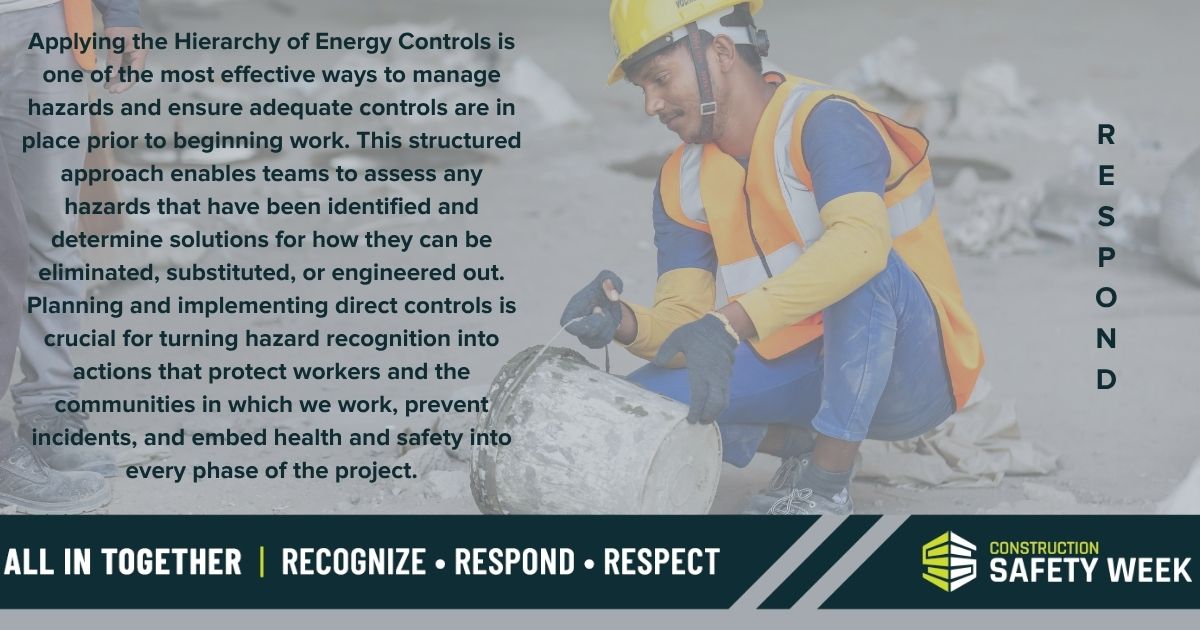 ABC_GMC's tweet photo. Responding to recognized hazards by putting in place direct controls during the planning phase is key to preventing SIFs during construction. #ConstructionSafetyWeek #RecognizeRespondRespect https://t.co/0toZJFduh6