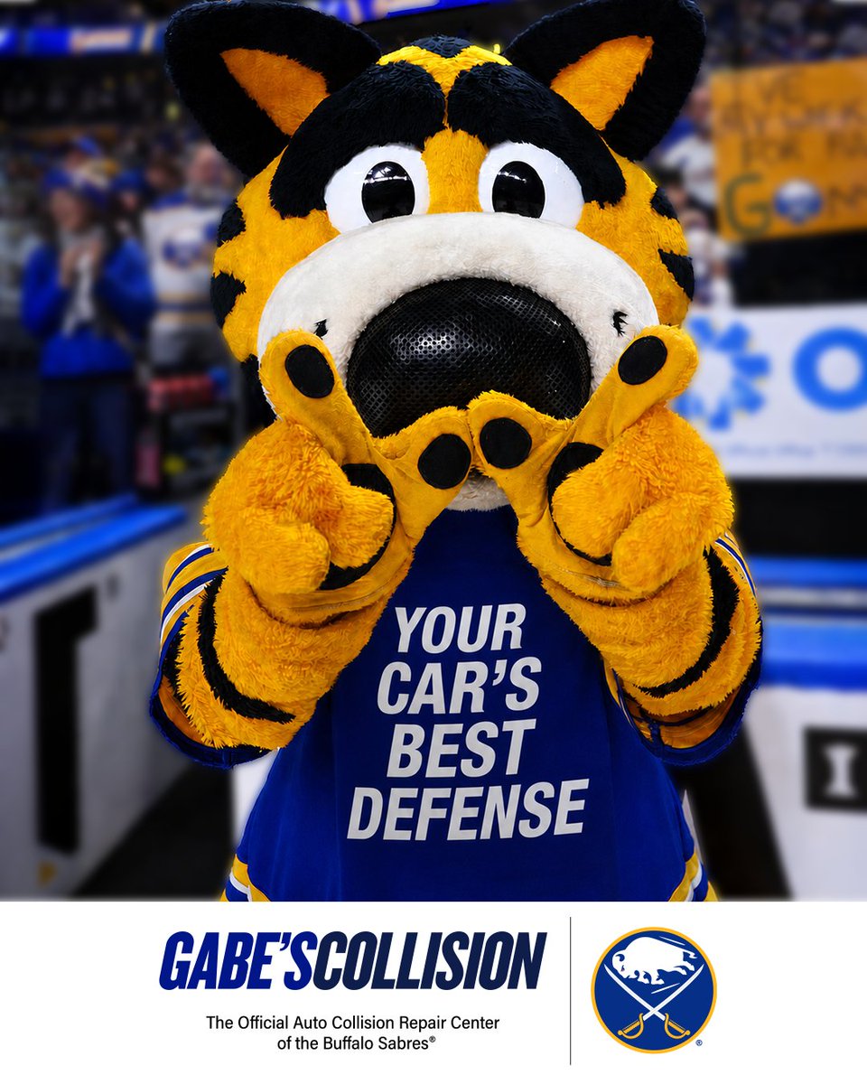 GabesAuto716's tweet photo. Sabretooth knows what’s up!
Round 2, Game 1 here we come. Let’s go Buffalo! 🏒

Gabe’s Collision: Your Car’s Best Defense.

#LetsGoBuffalo #GoSabres #GabesCollision https://t.co/3m4GEsEFzY