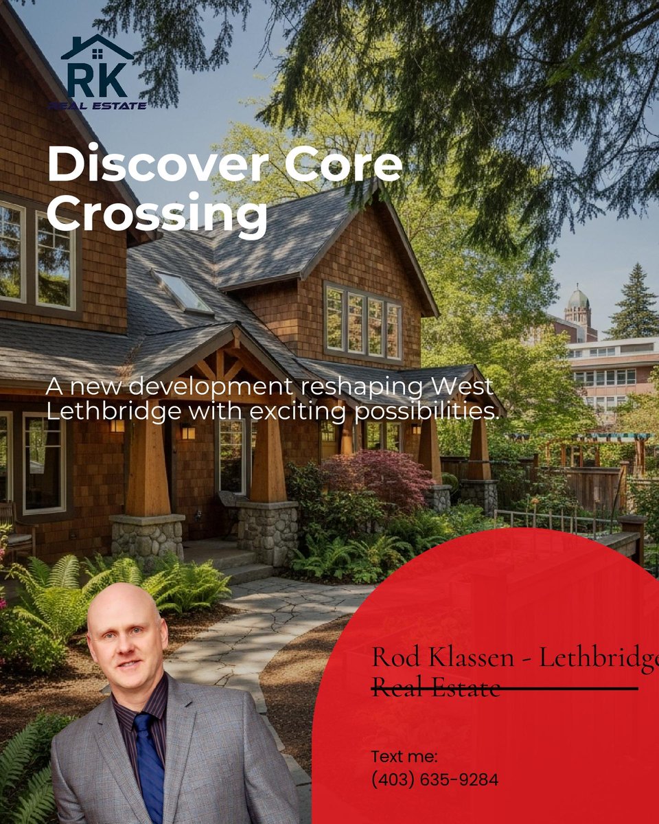 EstateRod's tweet photo. Core Crossing is set to reshape West Lethbridge, bringing a mix of condos, townhomes, and vibrant amenities that appeal to all lifestyles. Which option would you choose for your next move? https://t.co/qMygQ3BKWw