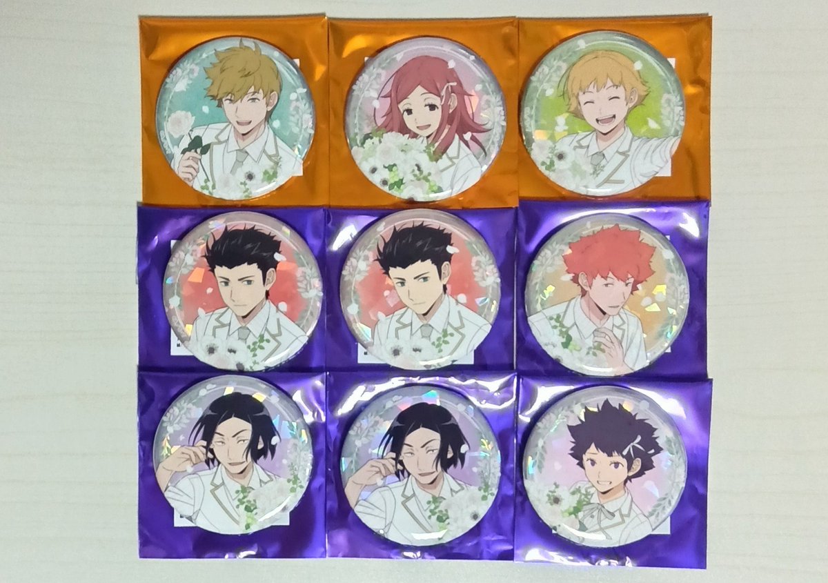 交換譲渡】 ワールドトリガー ワートリホロ Bouquet 缶バッジ【譲