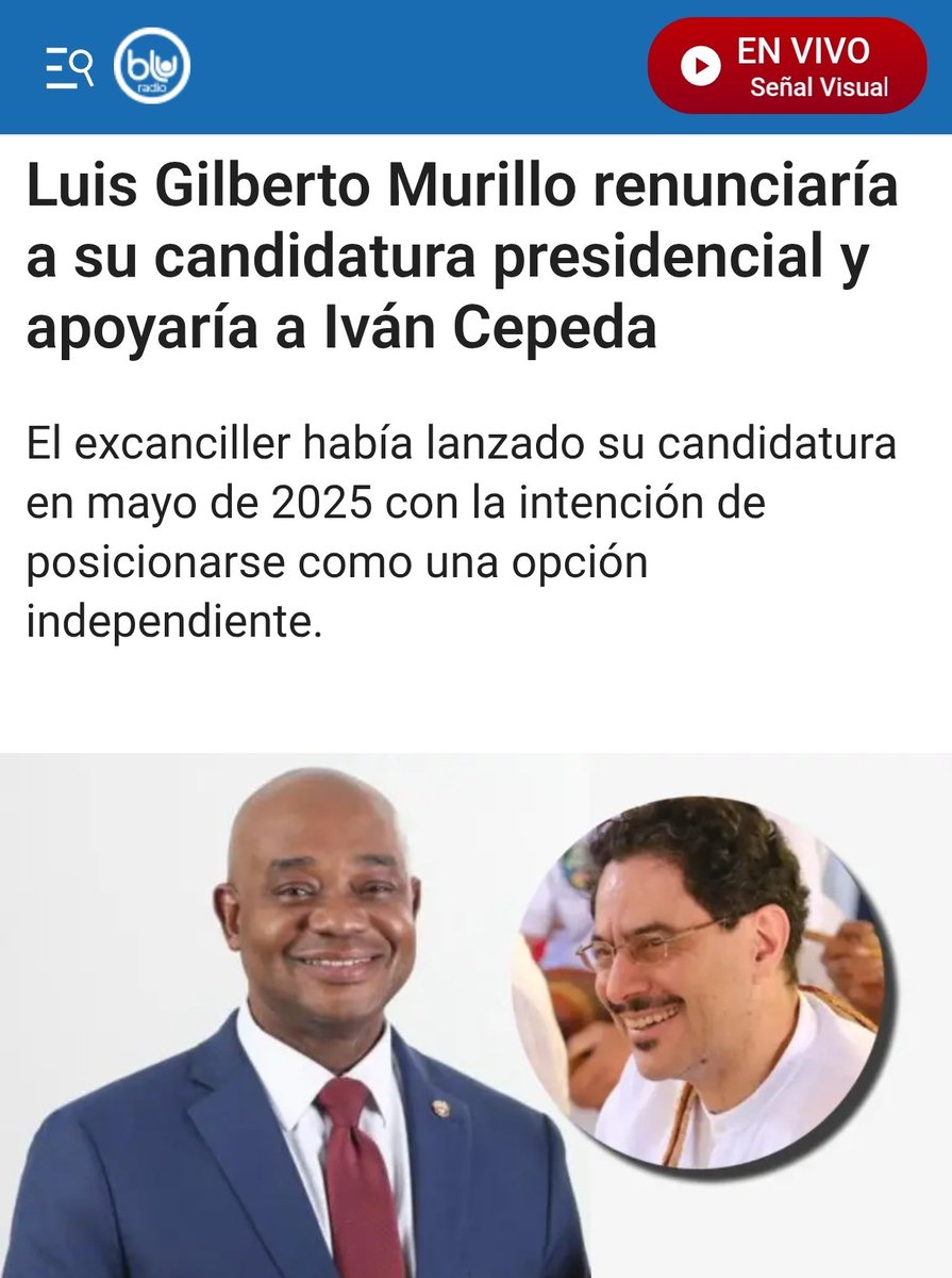 De Andagoya al mundo y ahora junto a Iván Cepeda. 🌍 Murillo representa la superación y la voz de las comunidades afro que ya no aceptan más olvido neoliberal. ¡A ganar por la justicia social! 🕊️ #MurilloVaConCepeda
