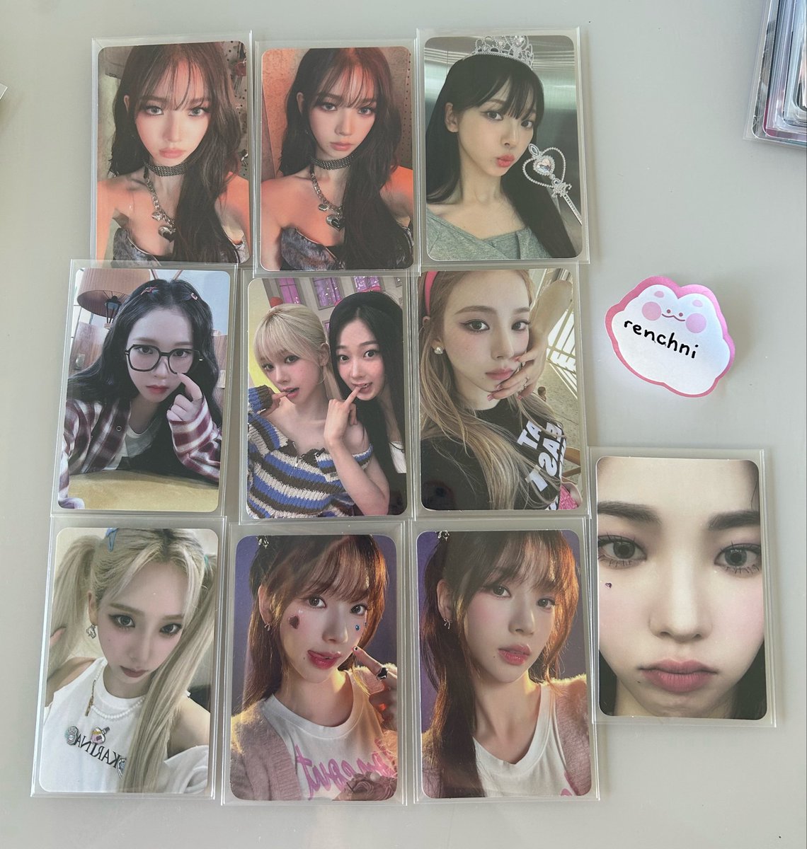 renchni's tweet photo. VENDO VENDA SET PCS CARDS KARINA AESPA

set por R$500 com frete

feedbacks no fixado https://t.co/ZqauaW5ORR
