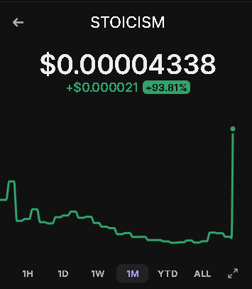 SpoiledBySpoily's tweet photo. Lets see how it will play out if you dont stop bagworking no matter what (even at 5k mc)

I never stopped, and I never will. 
Stoic was at 150k I bagworked, Stoic went to 5k for weeks - I bagworked, and I will bagwork at 500k, 5m, and 50m

STOIC is the Community GIGA of this cycle. (with a even better REAL story.)

if this actually blows up its the proof that GIVING UP is NO FUCKING CHOICE!