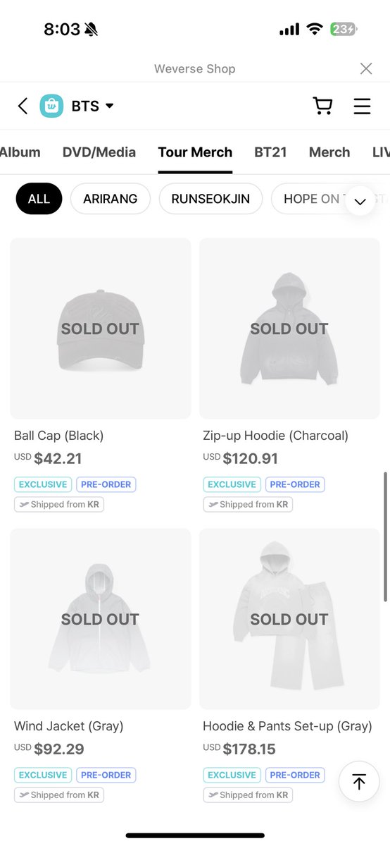 russianmafiat's tweet photo. “WE ARE VROKE WE ARE BROKE” BRUHHHH 
no guys but like are they gonna restock or ?😭🙏 https://t.co/LnfFZgW3e2