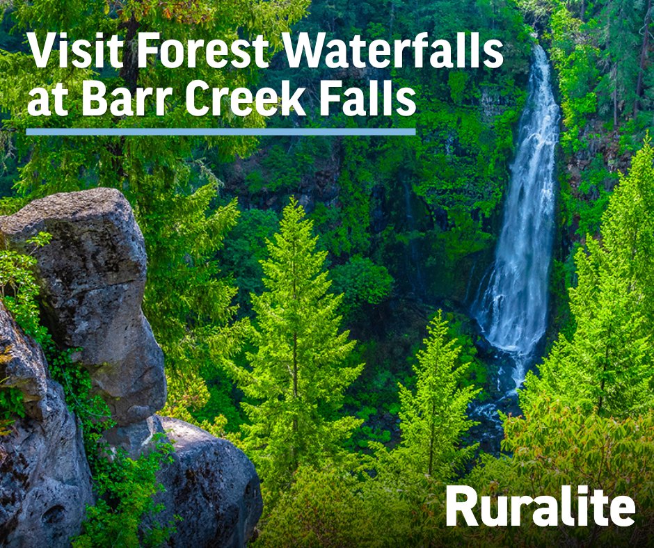 RuraliteMag's tweet photo. Barr Creek Falls is a Southern Oregon stop worth adding to the route. The three-tiered waterfall drops more than 240 feet, and the short hike also passes Mill Creek Falls. Plan your visit: https://t.co/8uKpTKv6Dc https://t.co/rYyI1imRVb