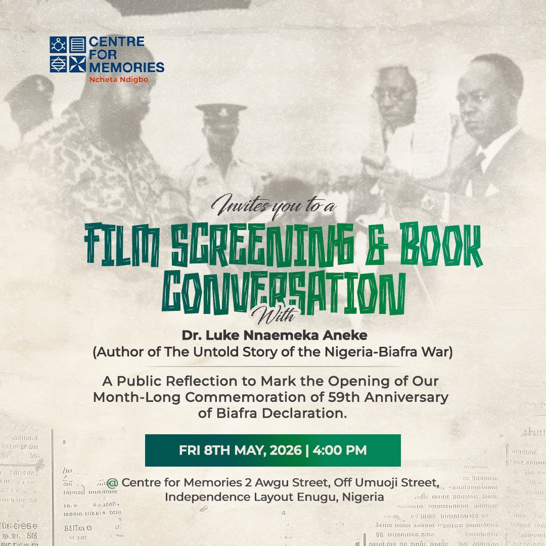 Centre For Memories - Ncheta Ndigbo tweet media