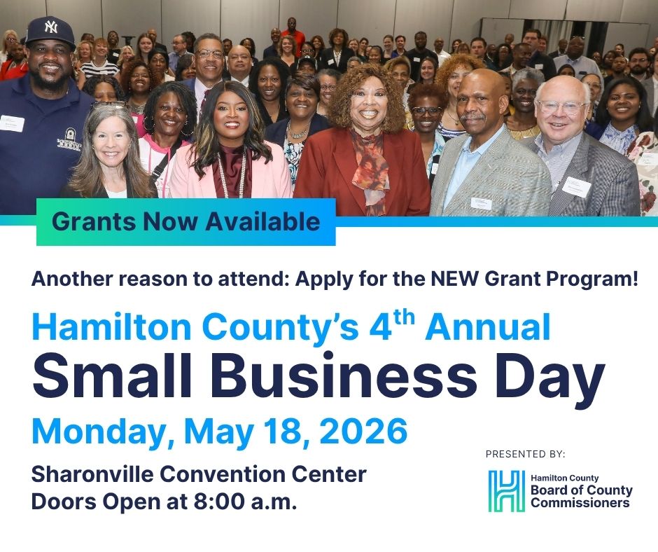 CincySCC's tweet photo. Small Business Day is Back!

We are thrilled to welcome Small Business Day back to the Sharonville Convention Center on May 18. If you’re looking to scale or find new ways to stabilize your business, this is the place.

Get all the details here:
https://t.co/Gvu6mhIbZH https://t.co/lBaUbHVzIK