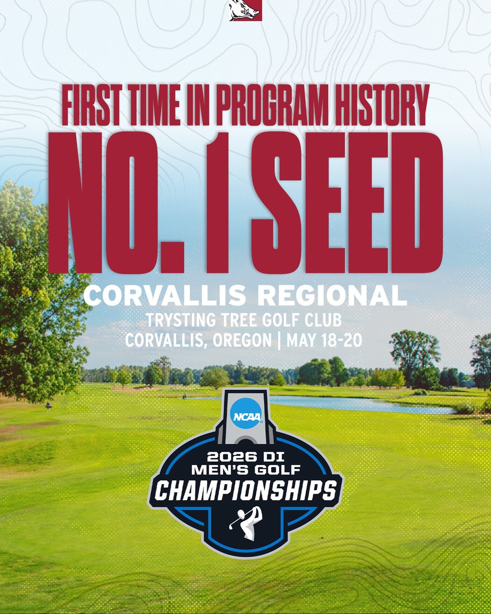 Arkansas Men's Golf 🐗 tweet media