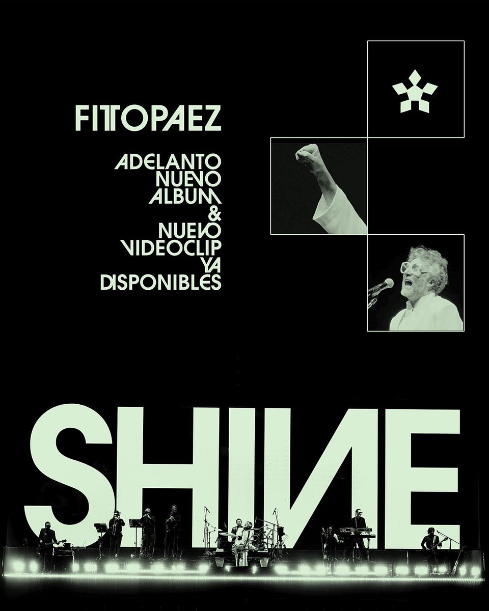 FitoPaezMusica's tweet photo. SHINE, primer adelanto de mi nuevo álbum, ya disponible en todos lados! https://t.co/scARU466cD