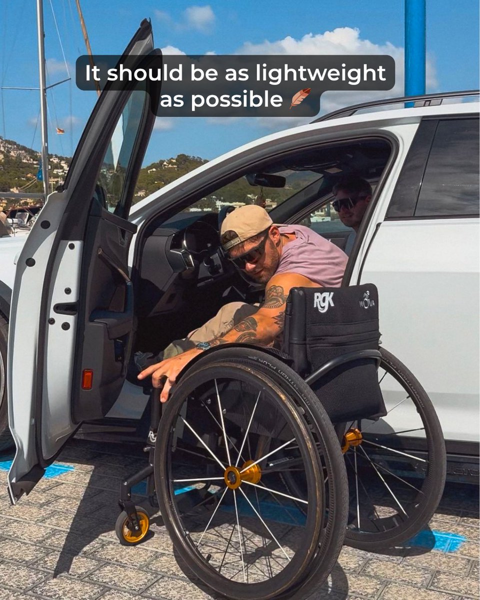 SunriseMedical's tweet photo. Things Ruben wishes he knew sooner about his chair 👀✍️ Take notes for when you choose yours! 

🔗Explore our RGK wheelchairs >> https://t.co/tqm6CRqtAl 

📸 by rubenova on Instagram https://t.co/rOiVcRf8Pm