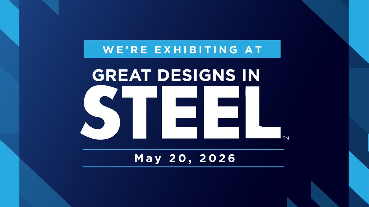 MetalForming's tweet photo. We are excited to announce our exhibition at #GreatDesignsInSteel! Join us on May 20 to explore cutting-edge innovations in steel. Register now at https://t.co/ZF3RmnX5Bs! #GDIS26 https://t.co/qa6rU7ioVc