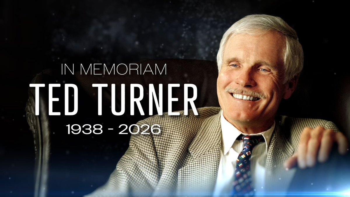 AEW's tweet image. AEW mourns the loss of Ted Turner and sends our condolences. A pioneer of TV and founder of TBS &amp;amp; TNT, Turner championed pro wrestling on his networks since the 1970's. AEW proudly continues that tradition, and we dedicate Wednesday Night Dynamite tonight on TBS to his memory.