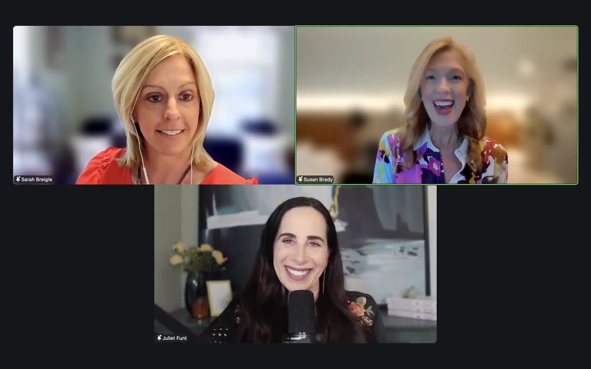 SimmonsLeads's tweet photo. Today marked the next step in our Thrive365 journey.

In dialogue with Juliet Funt, Susan MacKenty Brady brought to life one of the most pressing challenges leaders are navigating right now: overload.

👉 Leadership is not about doing more. It is about choosing what matters. https://t.co/dcMN5EzVz0