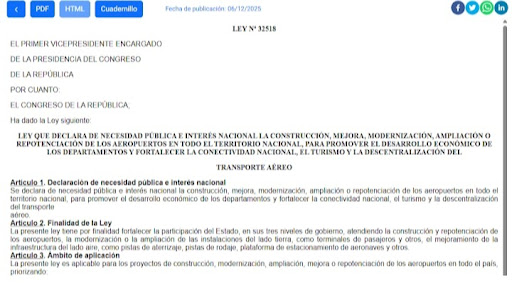 KevinNickl's tweet photo. .@KeikoFujimori, Fernando Rospigliosi firmó la Ley 32518. Junín exige que se cumpla: el Aeropuerto Internacional debe ser en Orcotuna. Jauja es inviable y peligrosa por espacio y clima. ¡Garantice la inversion privada para que el centro despegue! ✈️🇵🇪 #Ley32518 #OrcotunaEsLaVoz https://t.co/wlxMErNolA