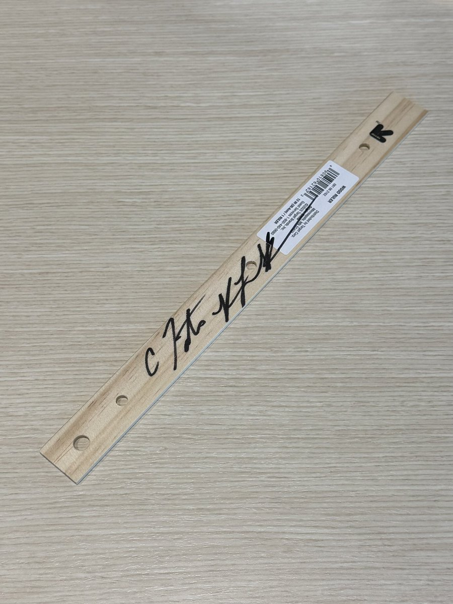 RT and comment for a chance to win this Carnell Tate &amp; Keldric Faulk autographed ruler 📏