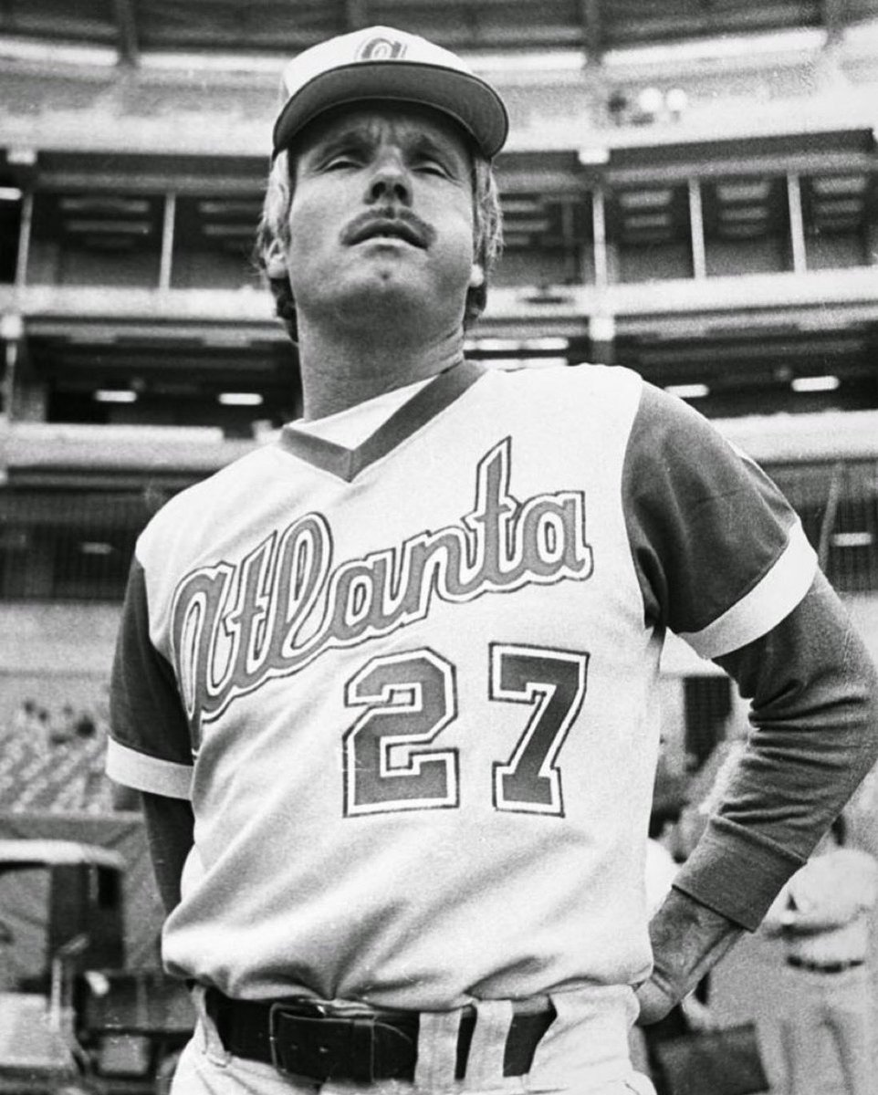 Super Sky Point to Ted Turner, who pulled arguably the all-time greatest narcissistic team owner move ever in 1977 when he got fed up and just named himself the Braves’ manager. Career record: 0-1. Tell St. Peter you’ll be there at :05 after the hour, big guy. #RIP