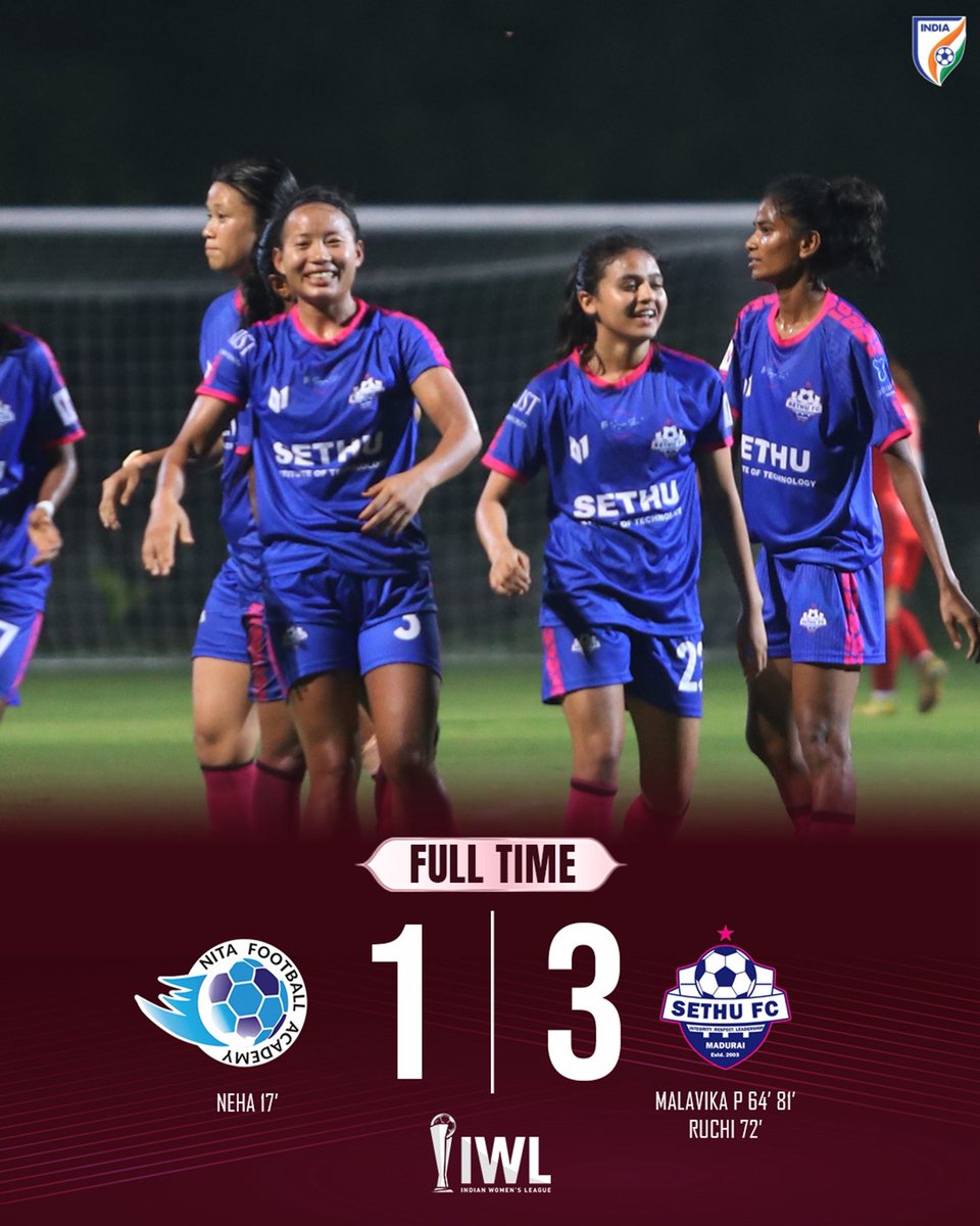 INDWomensLeague's tweet photo. 🟢 @Kickstart_fc stun @eastbengal_fc 🔥
🔵 @SethuFCMadurai close the gap on top with a crucial win 📈
#EBFCKFC #NFASFC #IWL #IndianFootball https://t.co/CJ98woNs3H
