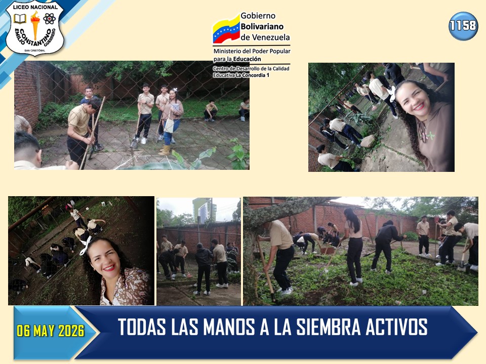 06 MAYO 2026 - ACTIVIDADES DEL DIA. <a href="/Berzabethg1/">Berzabethgandicaoficial</a> <a href="/CDCETachira/">CDCE Táchira</a>