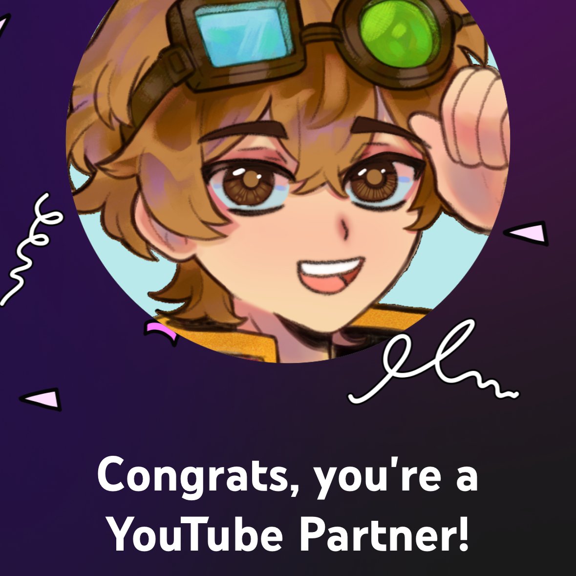 ClockworkNico's tweet photo. I'm incredibly honored to announce that I'm now a YouTube Partner!! Thank you so so much for all the support and for joining me on this journey. I can't wait to make more cool stuff for you, and this is just the beginning! :D https://t.co/mB26o4mB8B
