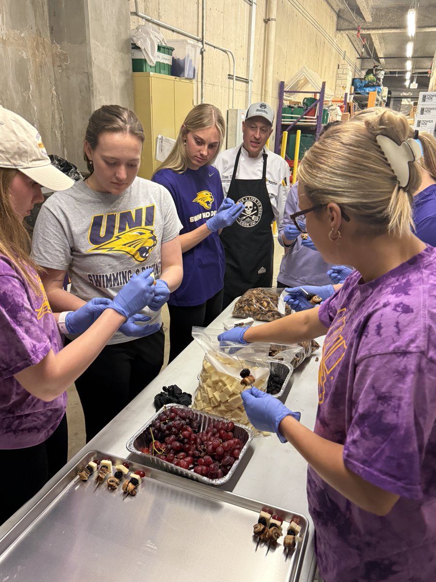 martinbrosdist's tweet photo. From purple‑tie vibes to plates that ate — our Chef Steve Tiezzi got a huge boost from @uniswimdive at Rally in the Valley. The community showed up for @uniathletics &amp; student‑athlete scholarships through @UNIEverLoyal.

#HereComesMartin  |  #EverLoyal https://t.co/6FsjYFG5ss