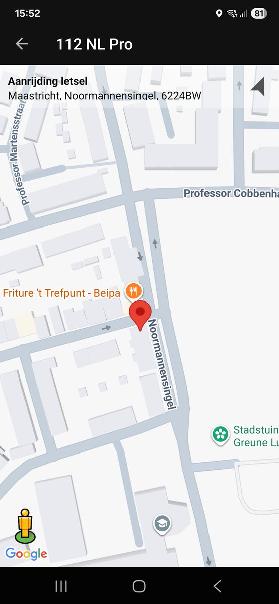 Aanrijding vermoedelijk met letsel in Maastricht