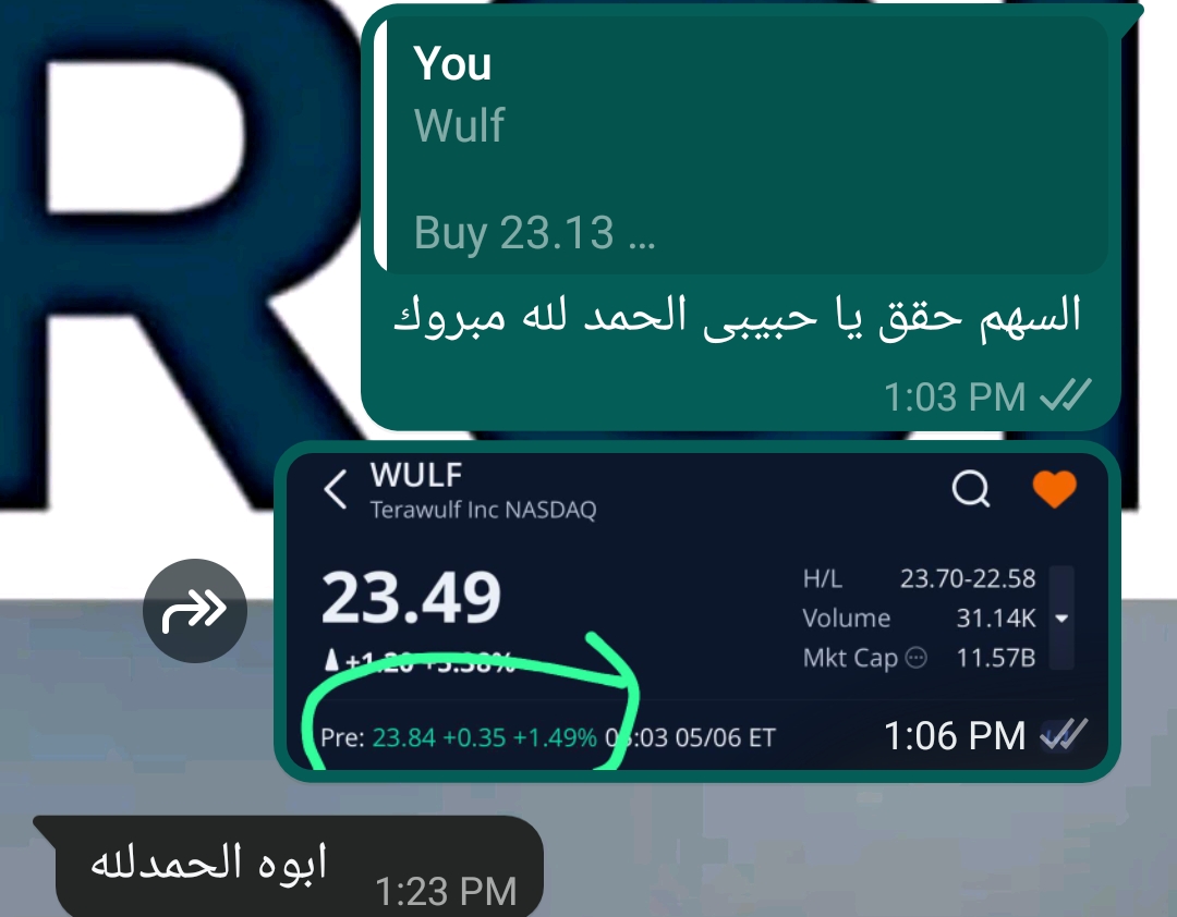 moh66716's tweet photo. اللهم بارك توصياتنا اليوم غيرررر بصراحه 🔥🔥🔥
سواء في السوق السعودي او الامريكي 🫡
مبارك عليكم 

#السوق_الأمريكي 
$NVDA $WULF $RDW $TSLA https://t.co/5E0EidRjMm
