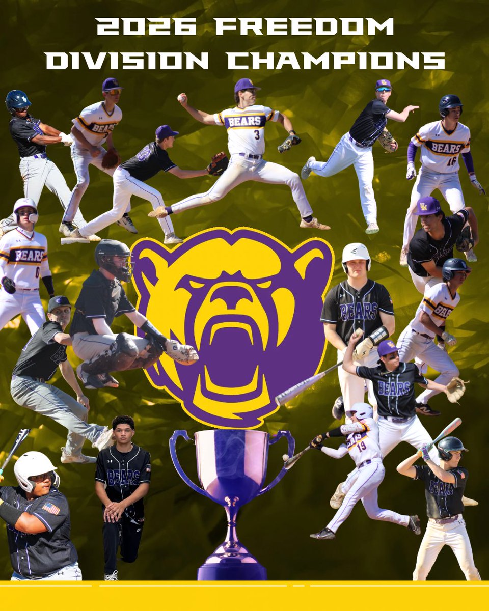 UMGoldenBears's tweet photo. Proud of our baseball team for clinching the division title! https://t.co/Oi6AeoTZkG