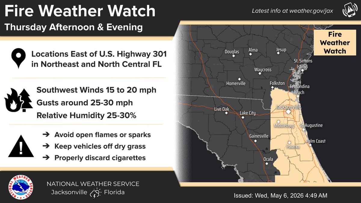 NWS Jacksonville tweet media